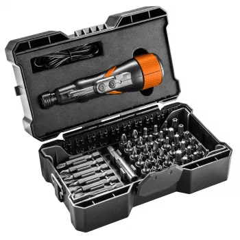 NEO TOOLS 04-200 USB-C 3.6V Cordless Screwdriver with 10 Bits and Plastic Case