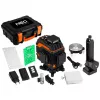 NEO TOOLS 75-141 3D Laser Line Level, 16 Lines, Green Beam, Case, Target Plate, Magnetic Holder, Charger