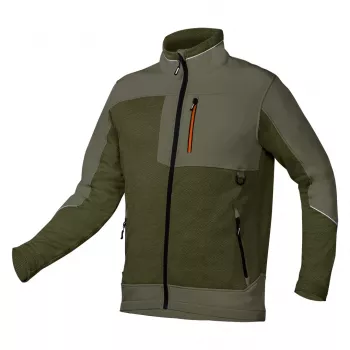NEO TOOLS OUTDOOR Softshell Sweatshirt, Green, Size XXL
