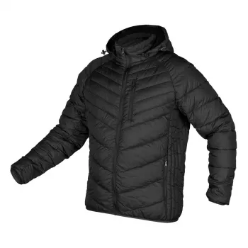 NEO TOOLS Mix&Match Women's Padded Down Jacket, Lightweight and Packable, Black, Size S
