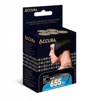 Accura Compatible Black Ink Cartridge HP 655XL (CZ109AE) High Yield