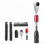 ROCKBROS Bicycle Emergency Repair Kit - 16-in-1 Multitool, Mini Pump, Tyre Levers, Patches, Black