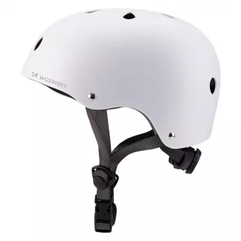 WOZINSKY BMX/Scooter Bicycle Helmet Lightweight 48-52 cm - White