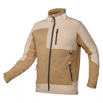 NEO TOOLS OUTDOOR Softshell Sweatshirt, Beige, Size XXL