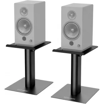 Mozos MSK9 Speaker Stands Pair - Telescopic Tripod, Black, 20 kg Load