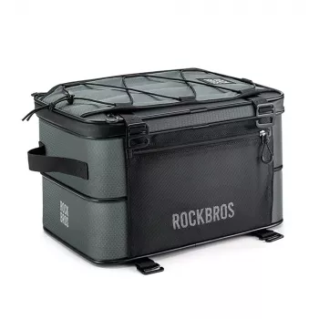 Rockbros A30 ROAD TO SKY Foldable Pannier Bag 15-30L Grey