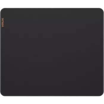 KRUX Space XL Gaming Mouse Pad – Microfibre Fabric Desk Mat, 900x400x3 mm, Non-Slip Rubber Base, Black