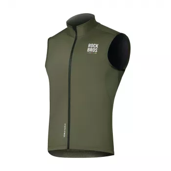 ROCKBROS ROAD TO SKY Windproof Thermal Gilet for Cycling TLMJ002 Green L