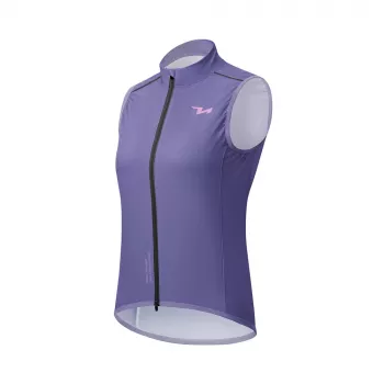 ROCKBROS Women's Windproof Cycling Gilet MJ008 TVI Purple, Size L