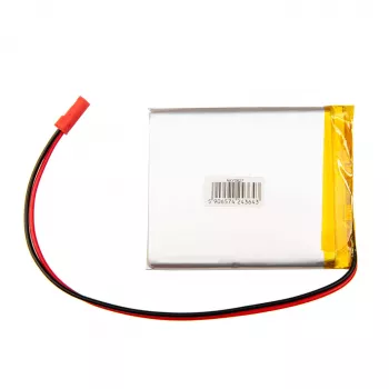 Akyga AKY0627 LP675568 Li-Po Battery 3.7 V 3500 mAh with PCM, JST 2.54 mm 2-Pin, 150 mm Leads