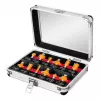 NEO TOOLS 12-Piece Carbide Burr Set, 8 mm Shank, Wooden Case