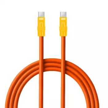 Newell USB-C to USB-C Cable 100W, 2m, Silicone, Orange-Yellow