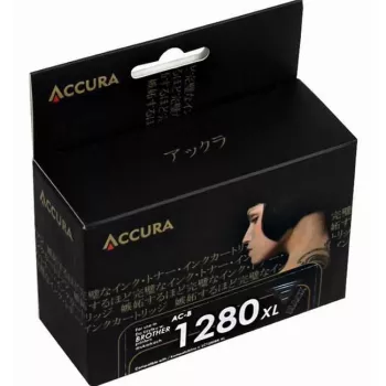 ACCURA AC-B1280BXL High Yield Black Ink Cartridge for Brother LC1280XLBK
