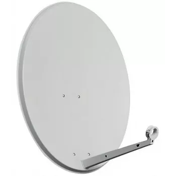 CORAB AS-80-PRO Offset Satellite Dish 80 cm Galvanized Steel Light Grey