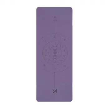 Wozinsky WNSP-NKP Yoga Mat and Training Mat Made of Natural Rubber 183 x 61 x 0.5 cm Purple
