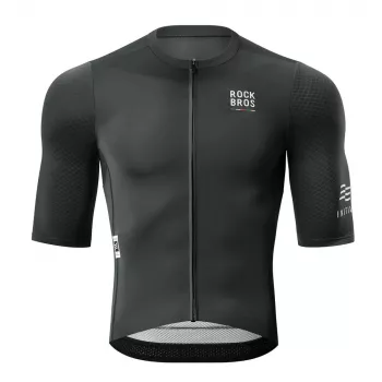 ROCKBROS ROAD TO SKY Men's Short-Sleeve Cycling Jersey S - Black