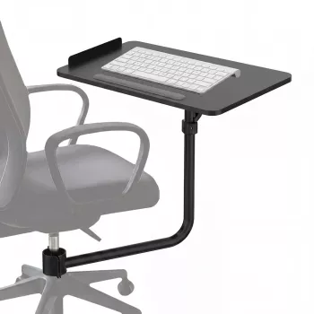 Maclean MC-139 Black Office Chair Keyboard Tray 66x30cm, Max 5kg