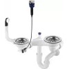 DEANTE Space-Saving Siphon for 1.5 and 2-Bowl Granite Sinks
