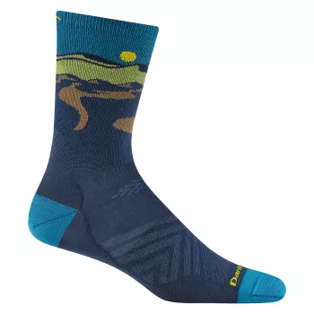 Darn Tough Ridge Runner Micro Crew Ultra-Light Running Socks - Midnight