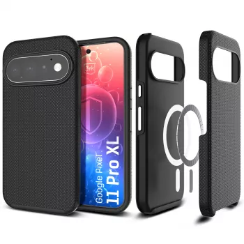 3mk Hardy Shockproof MagCase for Google Pixel 11 Pro XL - Transparent