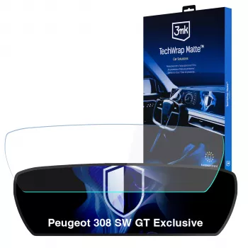 3MK PROTECTION TechWrap Matte Protective Film for the Instrument Cluster for Peugeot 308 SW GT Exclusive