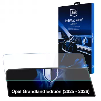 3MK PROTECTION Opel Grandland Edition (2025-2026) TechWrap Matte Protective Film for the Instrument Cluster