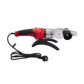 AWTOOLS 2000W Plastic Pipe Welding Machine for PVC PP PE PB PVDF PPR 20-63mm with 6 PTFE Nozzles, Stand, Cutting Tool, Gloves, Case