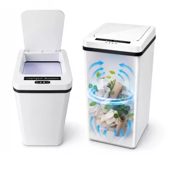 MOZOS FH-2 White Automatic Sensor Bin 35L