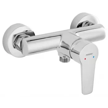 FERRO Rennto BNT7 Chrome Shower Mixer with Single-Lever Control