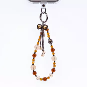 Crong Phone Charm Lanyard - Gold Bow