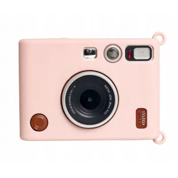 LOVEINSTANT Silicone Case for Fujifilm Instax Mini Evo, Pink
