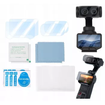 SUNNYLIFE 2x 9H Screen Protector Glass for LCD and Lens for Insta360 Luna Ultra / LU-BHM248-2