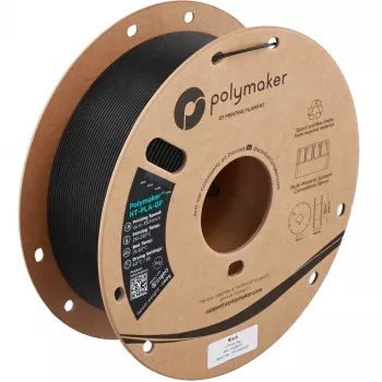 Polymaker HT-PLA-GF 1.75mm Black 1 kg Glass Fibre Reinforced PLA Filament