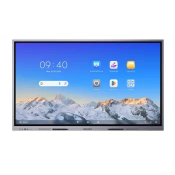 Hikvision DS-D5C86RB/A 86 inch 4K UHD Interactive Touch Display with Android 11, 8MP Camera, 8-Microphone Array, 2×15W Speakers