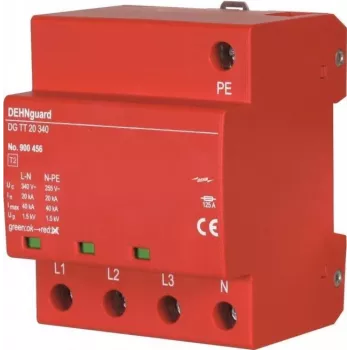 DEHN DG TT 20 340 Type 2 Surge Arrester 4-Pole for TT and TN-S Systems