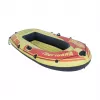 SUNCLUB Tropicana 200 Inflatable Boat – 1-Person Inflatable Boat with Inflatable Floor, Blue/Yellow, PVC