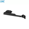 JJC Thumb Grip for Fujifilm X-M5 Camera - Aluminium Alloy Hand Grip Enhancer with Hot Shoe Mount, Black