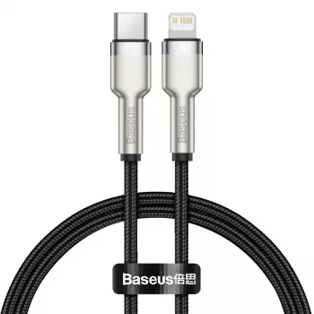 Baseus Cafule USB-C to Lightning PD 20W Fast Charging Cable 0.25m Black