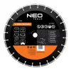NEO TOOLS 350 mm Laser-Welded Segmented Diamond Cutting Disc, 25.4 mm Bore, for Concrete, Asphalt, Stone
