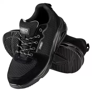 NEO TOOLS Occupational Shoe Low O1 SR Neo Air, Black, Size 39