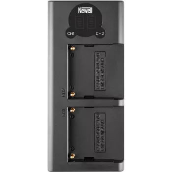 Newell DL-USB-C Dual Charger for NP-F550/770/970 Batteries (NL2120)