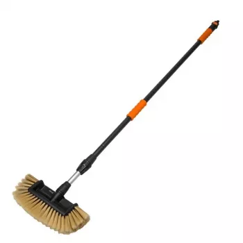 BRADAS Soft Car Wash Brush with Telescopic Valve 150-250cm 4-Sided