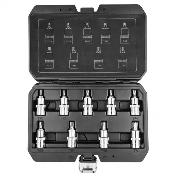 NEO TOOLS Torx Bits on Socket 55 mm, 9-Piece Set
