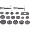 NEO TOOLS 18-Piece Manual Brake Caliper Piston Rewind Tool Set with Case