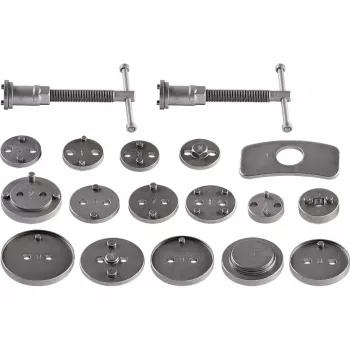 NEO TOOLS 18-Piece Manual Brake Caliper Piston Rewind Tool Set with Case