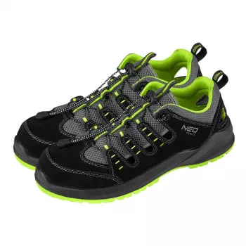 NEO Tools 82-089 Work Sandals S1P SR, Steel Toe Cap, Penetration-Resistant Steel Sole, Size 39