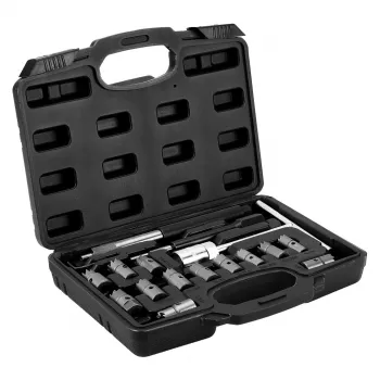NEO TOOLS 11-885 Injector Seat Cleaning Cutter - 17-Piece Set