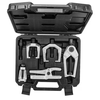 NEO TOOLS Track Rod End Puller Set 5-Piece, Forged Steel Ball Joint Separator Kit with Plastic Case