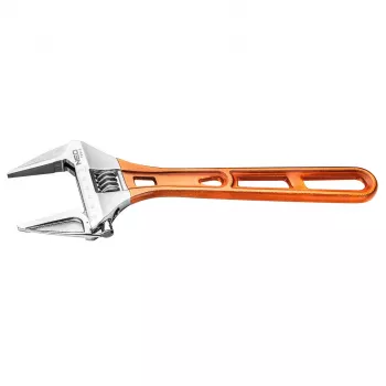NEO TOOLS Adjustable Wrench 306 mm, Jaw Capacity 0-53 mm, Chrome Vanadium Steel, Phosphate-Coated, DIN 3117