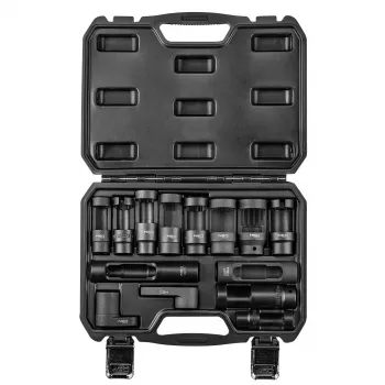 NEO TOOLS Lambda Sensor and Injector Socket Set, 14-Piece